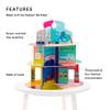 Stokke MuTable Heroes Playhouse - Includes Superhero Cave, Firehouse, Adventure House & Police Station - Made of Wood, Screw-Free Assembly view 2
