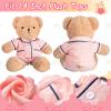 Hungdao Bear Clothes Pajamas Make Your Own Animals Outfits Fits Most 14 Inches Bear Accessories(Pink) view 4