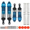 RCAWD Big Bore RC Shock for Slash 4WD 4x4 Upgrades Parts, 1/10 Stampede 4WD 4x4,Hoss 4WD 4x4,Rustler 4WD 4x4,4PCS Aluminum Full Metal Front Rear Shocks Absorber,Replace 5862(Blue) view 2