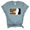 Softball Leopard Print - Softball Baseball Mom Life, Softball Shirt, Softball fan, baseball mom shirt, gift for mom, game day shirt, sports mom shirt game day shirt view 2
