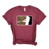 Softball Leopard Print - Softball Baseball Mom Life, Softball Shirt, Softball fan, baseball mom shirt, gift for mom, game day shirt, sports mom shirt game day shirt view 4