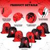 Lothee 32 Pcs Spider Party Favors Spiderweb Birthday Party Decor Drawstring Bag Goodies Bags with Rubber Bracelets Wristlet Keychain for Spiders Supplies Friends Gift Mardi Gras Accessories(Spider) view 4