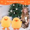 DEYI Plush Duck Stuffed Animal Soft Toys Yellow Duckling Stuff,Gifts for Friends and Children Christmas,Cute Yellow Throw Pillow (Long-Legged Yellow Duck,15.7in) view 2