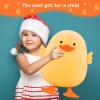 DEYI Plush Duck Stuffed Animal Soft Toys Yellow Duckling Stuff,Gifts for Friends and Children Christmas,Cute Yellow Throw Pillow (Long-Legged Yellow Duck,15.7in) view 3