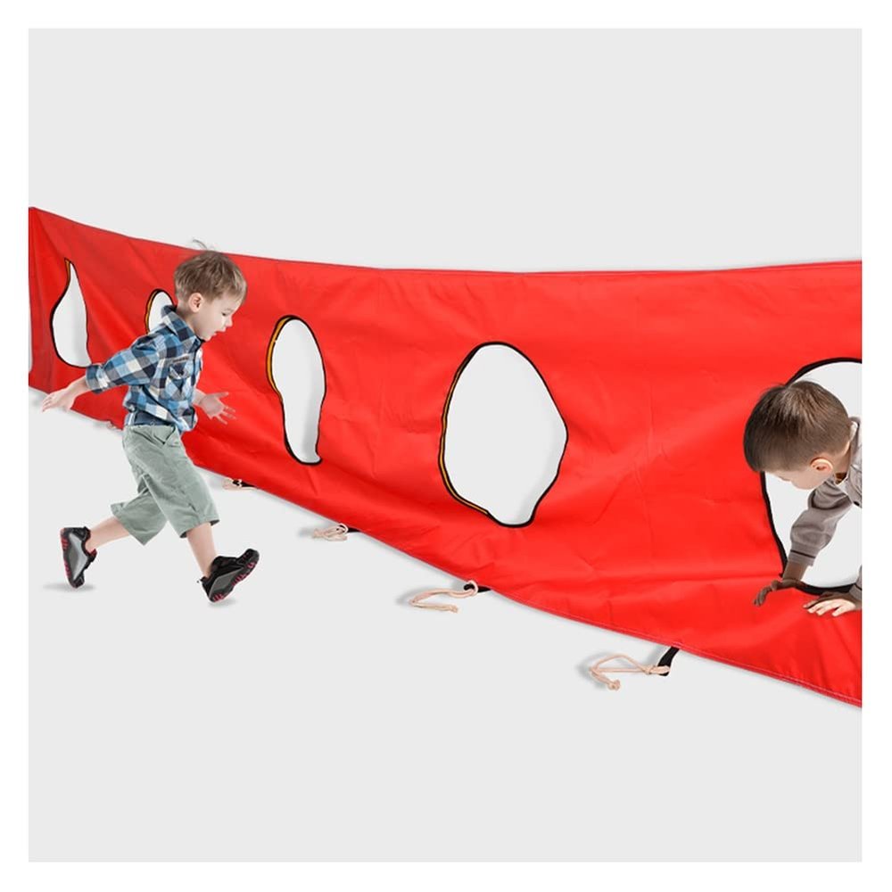 Playing Run Mat Outdoor Games Children Garden Lawn Games, Jumping and Crawling Fun Toys, Kindergarten Nursery Game Training Equipment (Color : Blue)