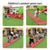 Playing Run Mat Outdoor Games Children Garden Lawn Games, Jumping and Crawling Fun Toys, Kindergarten Nursery Game Training Equipment (Color : Blue) view 3