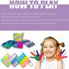100Pcs Random Color Mini Pop Keychain Fidget Toy Push Bubble Pop Silicone Squeeze Sensory Toys Make Fun for Kids Anxiety Stress Reliever for Adults view 2