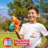 JOYIN 2 Bubble Guns with 2 Refill Solution (10 oz Total), Automatic Bubble Maker Blower Machine for Kids, Toddlers, Outdoors, Party, Birthday Gift, Easter Toys (Blue, Orange) view 4