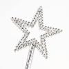Qeuly Star Wand 13 Inches Fairy Angel Magic Princess Wands Silver Star Stick for Girl's Costume view 3