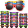 ASTARON 64 Pieces Sunglasses Bulk Neon Party Favors Goody Bag Fillers for Beach Wedding Party Pool Party Supplies, 8 Colors view 1