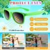 ASTARON 64 Pieces Sunglasses Bulk Neon Party Favors Goody Bag Fillers for Beach Wedding Party Pool Party Supplies, 8 Colors view 3