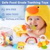 MOONTOY 9pcs Baby Rattles 3-6 Months, Infant Teething Toys 3-6 Months, Teethers Baby Toys 6-12 Months Sensory Toys for Babies 3 4 5 6 7 9 10 Month Boy Girl Gifts view 2