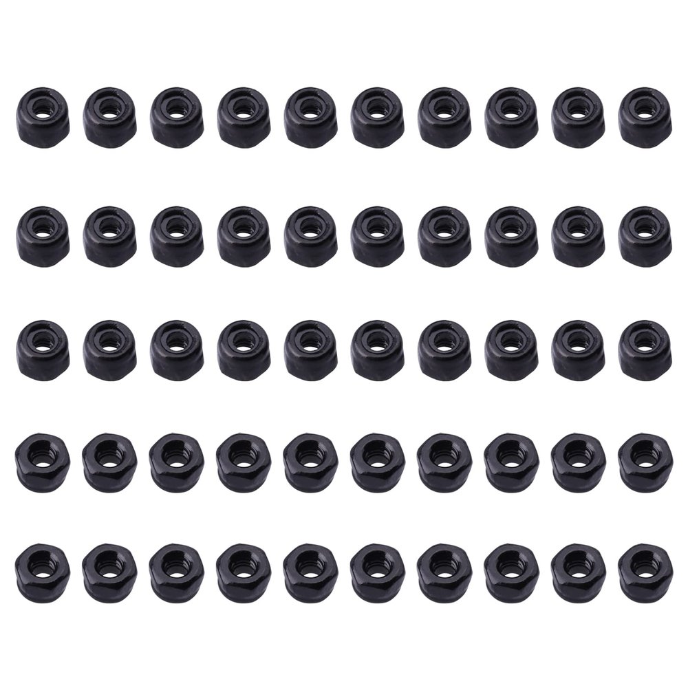Hobbyfire 50Pcs M2 Lock Nuts for SCX24 Wheels JLU AXI00002 C10 AXI00001 Bronco C10 AXI00001 AXI00005 Gladiator AXI00006 AXI90081 Axial 1/24 RC Crawler Car