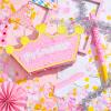 Lewtemi Pink Princess Piata for Girls with Stick Blindfold and Confetti Crown Piata for Princess Party Decorations, Photo Prop, Birthday, Funny Anniversary view 4