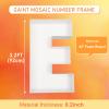 3FT Large Marquee Letters Mosaic Balloon Frame Pre-cut Foam Board Marquee Light Up Letters E for Birthday Party Decorations,Wedding,Baby Shower DIY Party Supplies (Letter E) view 2