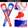 durony 8 Sets Inflatable Baseball Bats and Mini Foam Baseball Sports Stress Ball Sports Party Favors for Party Supplies Sport Theme Favors view 2