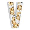 3FT Large Marquee Letters Mosaic Balloon Frame Pre-cut Foam Board Marquee Light Up Letters V for Birthday Party Decorations,Wedding,Baby Shower DIY Party Supplies (Letter V) view 1