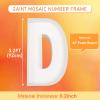 3FT Large Marquee Letters Mosaic Balloon Frame Pre-cut Foam Board Marquee Light Up Letters D for Birthday Party Decorations,Wedding,Baby Shower DIY Party Supplies (Letter D) view 2