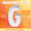 3FT Large Marquee Letters Mosaic Balloon Frame Pre-cut Foam Board Marquee Light Up Letters G for Birthday Party Decorations,Wedding,Baby Shower DIY Party Supplies (Letter G) view 2