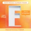 3FT Large Marquee Letters Mosaic Balloon Frame Pre-cut Foam Board Marquee Light Up Letters F for Birthday Party Decorations,Wedding,Baby Shower DIY Party Supplies (Letter F) view 2