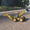 Ailejia Die-cast Backhoe Loader Excavator Truck Toys Heavy Duty Wheeled 1/50 Metal Engineering Vehicle Construction Tractor Model Toy for Boys (Backhoe) view 4