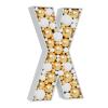 3FT Large Marquee Letters Mosaic Balloon Frame Pre-cut Foam Board Marquee Light Up Letters X for Birthday Party Decorations, Wedding, Baby Shower DIY Party Supplies view 1