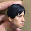 1/6 Scale Male Head Sculpt, Asian Men Head Carved for 12'' Soldier Action Figure Body Doll Collection (B) view 3