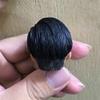 1/6 Scale Male Head Sculpt, Asian Men Head Carved for 12'' Soldier Action Figure Body Doll Collection (B) view 4