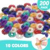 200 Pcs Acupressure Rings Fidget Spiky Sensory Finger Massager Ring Stress Relief Fidget Sensory Toys Anxiety Relief Toys Stress Reducer for Men, Women(Classic Color) view 2