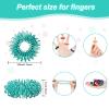 200 Pcs Acupressure Rings Fidget Spiky Sensory Finger Massager Ring Stress Relief Fidget Sensory Toys Anxiety Relief Toys Stress Reducer for Men, Women(Classic Color) view 3