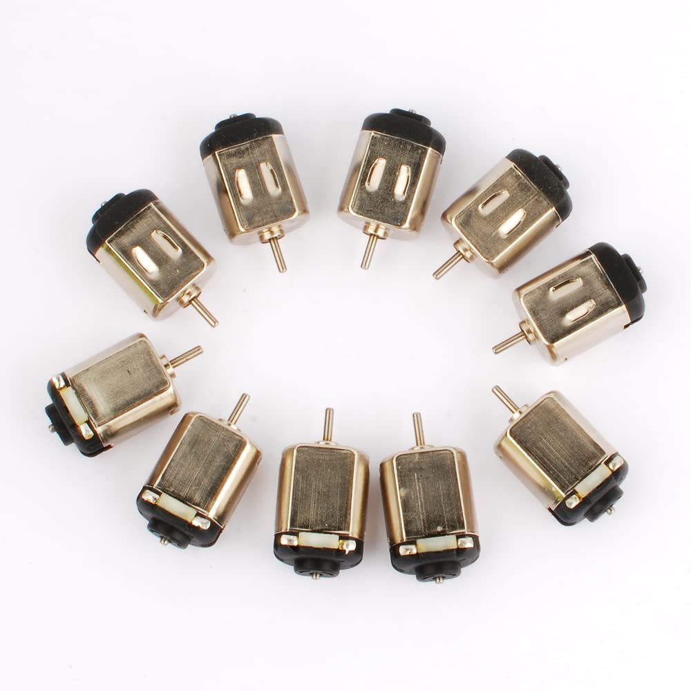 10pcs Long Axis Strong Magnetic130 Motor 3V 580mA 19500RPM Motor Model Motor