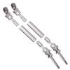 1/10 RC Metal CVD Transmission Shaft Fit with 2 x Nut,RC Rear Drive Shaft Set,4 x Screw for Slash Car NSV775(Titanium), RC Rear Drive Shaft Set, 1/10 RC Metal CVD Transmidrive shaft cvd drive sh view 1