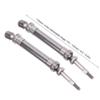 1/10 RC Metal CVD Transmission Shaft Fit with 2 x Nut,RC Rear Drive Shaft Set,4 x Screw for Slash Car NSV775(Titanium), RC Rear Drive Shaft Set, 1/10 RC Metal CVD Transmidrive shaft cvd drive sh view 4