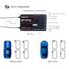 HTLNUZD Radiolink R7FG RC Car Receiver 7 Channel 2.4GHz Gyro Telemetry Voltage Surface IPX4 Waterproof RX Controller Compatible Long Range RC6GS v3/RC4GS v2/RC4GS/RC6GS Transmitter view 2