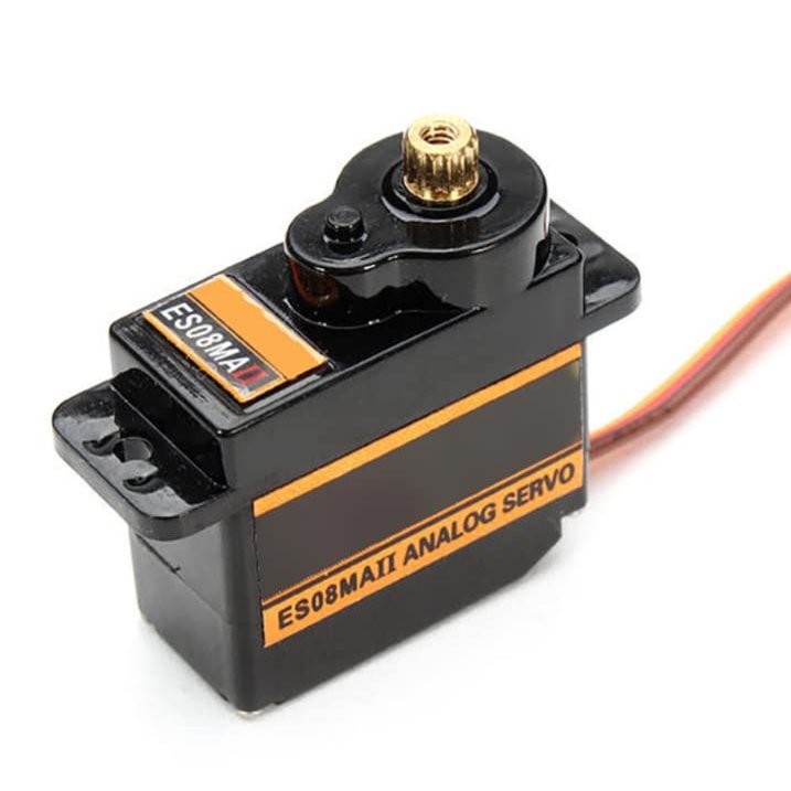 ES08MA II Mini Metal Gear Analog Servo 12g/ 2.0kg/ 0.12 Sec Mg90S For RC Car Truck Crawler Servo RC Accessorie