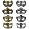 ABOOFAN Masquerade Masks Halloween Venetian Mask 8pcs Vintage Antique Masks Cosplay Half Mask for Halloween Costume Mardi Gras Dress Party view 1