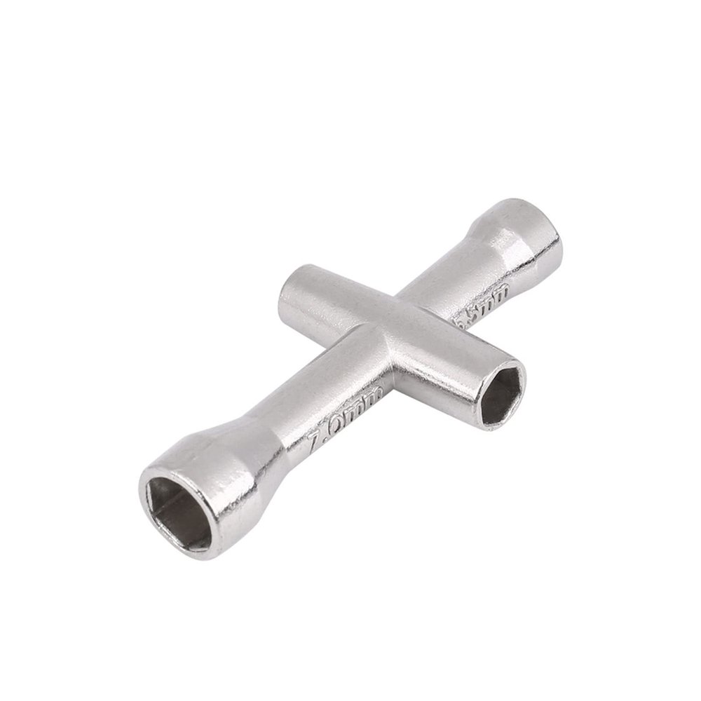 Durable Metal 4 / 5 / 5.5 / 7mm Remote Control Crawler Car Cross Wrench Tool RC Cross Wrench Sleeve Spare Part Accessory Car Model Accessories,Metal Cross Wrench, Metal Cross Wrench,Durable Metal
