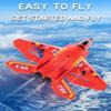 ANTSIR Remote Control Plane F-22 Raptor, 2.4GHz Durable Foam Rc Airplane with Smart Gyro/LED Lights/3 Rechargeable Batteries, RC Jet Glider Toy Gift for Kids Boys Girls 8-16 Year Old (Red) view 2