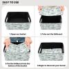 Kcldeci Flower Green Leaves Storage Bins Baskets for Organizing 2Pack, Sturdy Storage Basket Foldable Storage Baskets for Shelves Closet Nursery Toy view 2