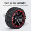 Pilipane RC Rubber Tyre Set Wheel Tires,RC Tires,1/10 On Road Tires,4pcs Set Tires Rubber Tyre,Racing Wheel,Car Tires Hard Tyre for RC 1:10 Car Part (Barley Flower), RC Tires, RC Rubber Tyre Set view 3