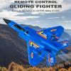 ANTSIR Remote Control Plane F-22 Raptor, 2.4GHz Durable Foam Rc Airplane with Smart Gyro/LED Lights/3 Rechargeable Batteries, RC Jet Glider Toy Gift for Kids Boys Girls 8-16 Year Old (Blue) view 2