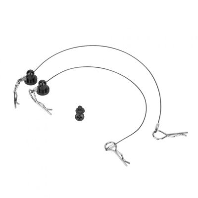 RC Car Avoid Lost Body Shell Wire Clip Pin with Screw Retainer, RC Car Body Shell Clips, Suitable for traxx as 1/10 RC Car(Black), RC Car Body Shell Clips, RC Car Avoid Lost Body Shecar Body Shell c