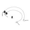 RC Car Avoid Lost Body Shell Wire Clip Pin with Screw Retainer, RC Car Body Shell Clips, Suitable for traxx as 1/10 RC Car(Black), RC Car Body Shell Clips, RC Car Avoid Lost Body Shecar Body Shell c view 1