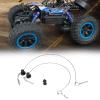 RC Car Avoid Lost Body Shell Wire Clip Pin with Screw Retainer, RC Car Body Shell Clips, Suitable for traxx as 1/10 RC Car(Black), RC Car Body Shell Clips, RC Car Avoid Lost Body Shecar Body Shell c view 2