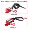 1/10 Scale Accessories,Rc Car Winch,Rc Model Vehicle Crawler Car Accessory Metal Winch With Remote Controller For for SCX10 D90 D110 Tf2 Km2, Rc Car Winch,1/10 Scale Accessories,Rc Model Vehicwi view 2