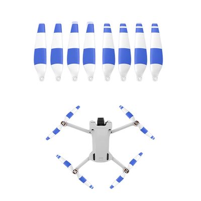 8pcs Mavic Mini 3 Pro Propellers 6030F, Low-Noise Quick-Release Propeller Blades Compatible with DJI Mavic Mini 3 Pro Blue and White