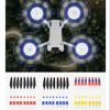 8pcs Mavic Mini 3 Pro Propellers 6030F, Low-Noise Quick-Release Propeller Blades Compatible with DJI Mavic Mini 3 Pro Blue and White view 2