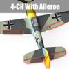 ANTSIR Remote Control Airplane for Adults BF109, 4 Channel RC Plane with 6-Axis Gyro Aerobatic, WW2 Warbird Park Flyer Gift view 3