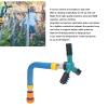 CHICIRIS Trampoline Water Sprinkler, 360 Degree Automatic Rotating Outdoor Water Sprinklers for Kids Play Outside Fun Summer Water Park, Accessories Water Sprinkler for Backyard view 4