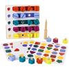  Wooden Toys for Kids with Screws and Screwdrivers Children's Twisting Screw Shape Pairing Color Cognitive Nut Tool Good Gift for Children 3 to 8 Years Old view 1